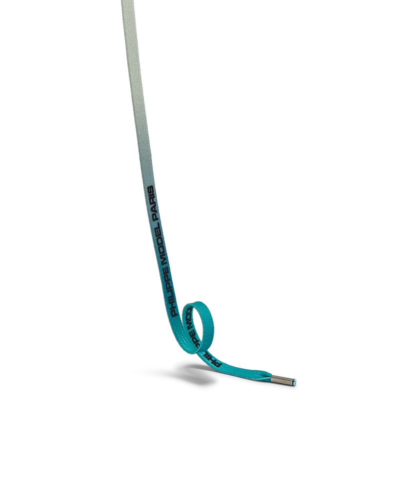 Women’s Laces in Cotton, Aquamarine Black