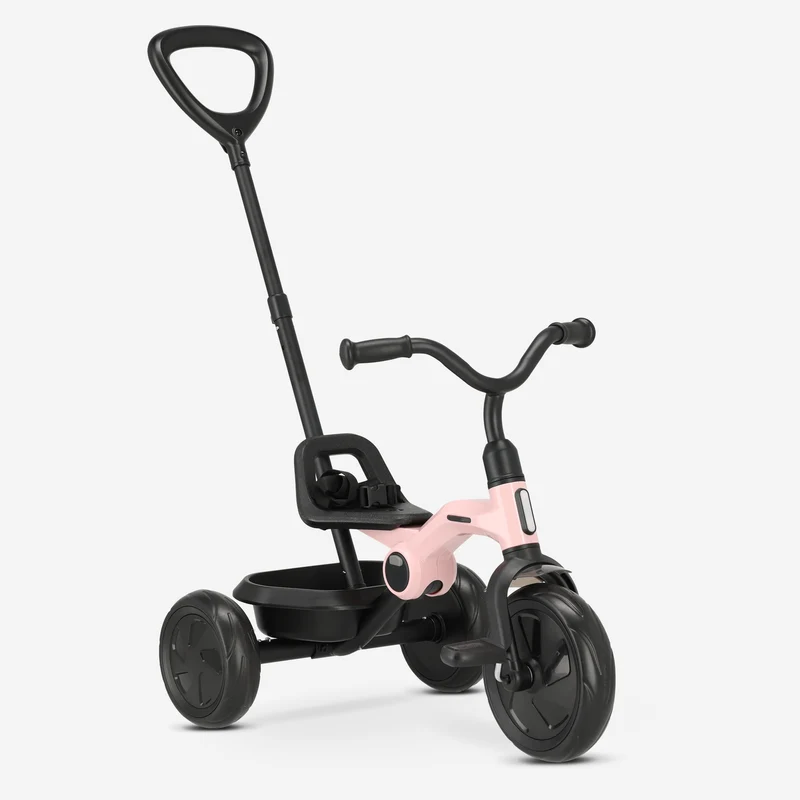 Drifter Tricycle avec barre de poussée Rose