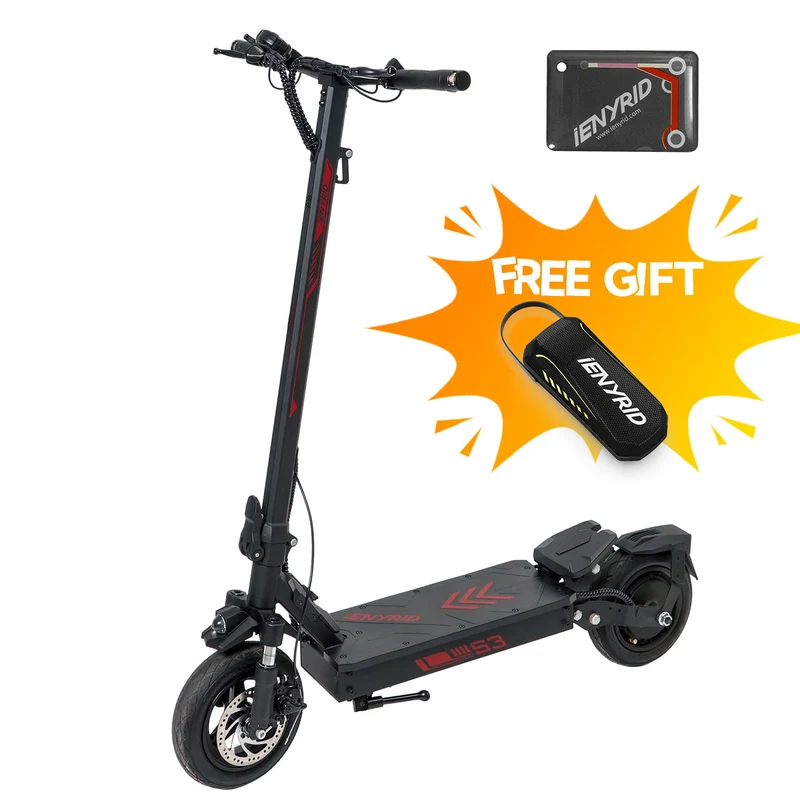 iENYRID S3 800W Off Road Electric Scooter – 28 MPH, NFC Unlock, 10" Tubeless Tires