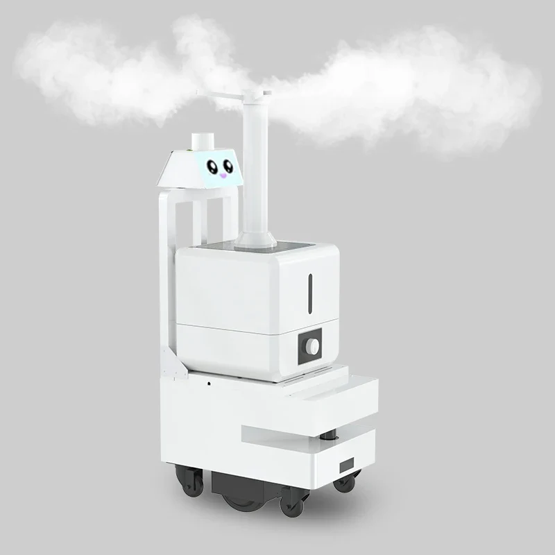 Robot désinfectant autonome à pulvérisation multi‑points 16 L efficace industriel