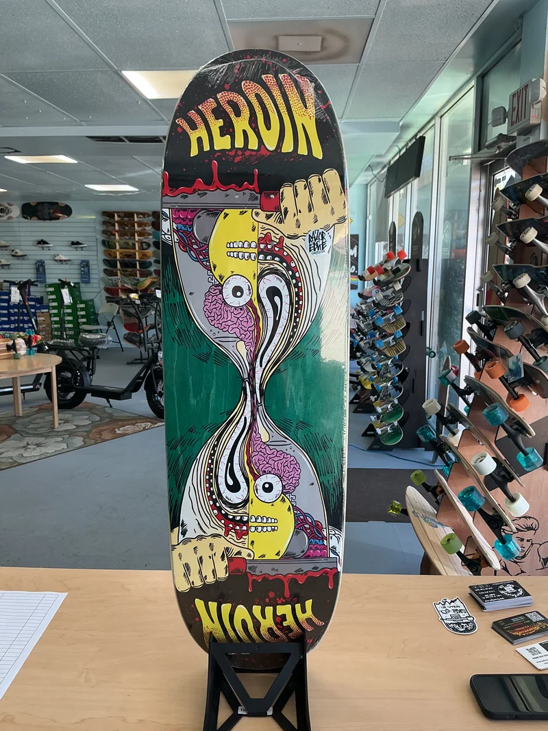Heroin Merged Anatomy Egg Shaped Deck 9.25”