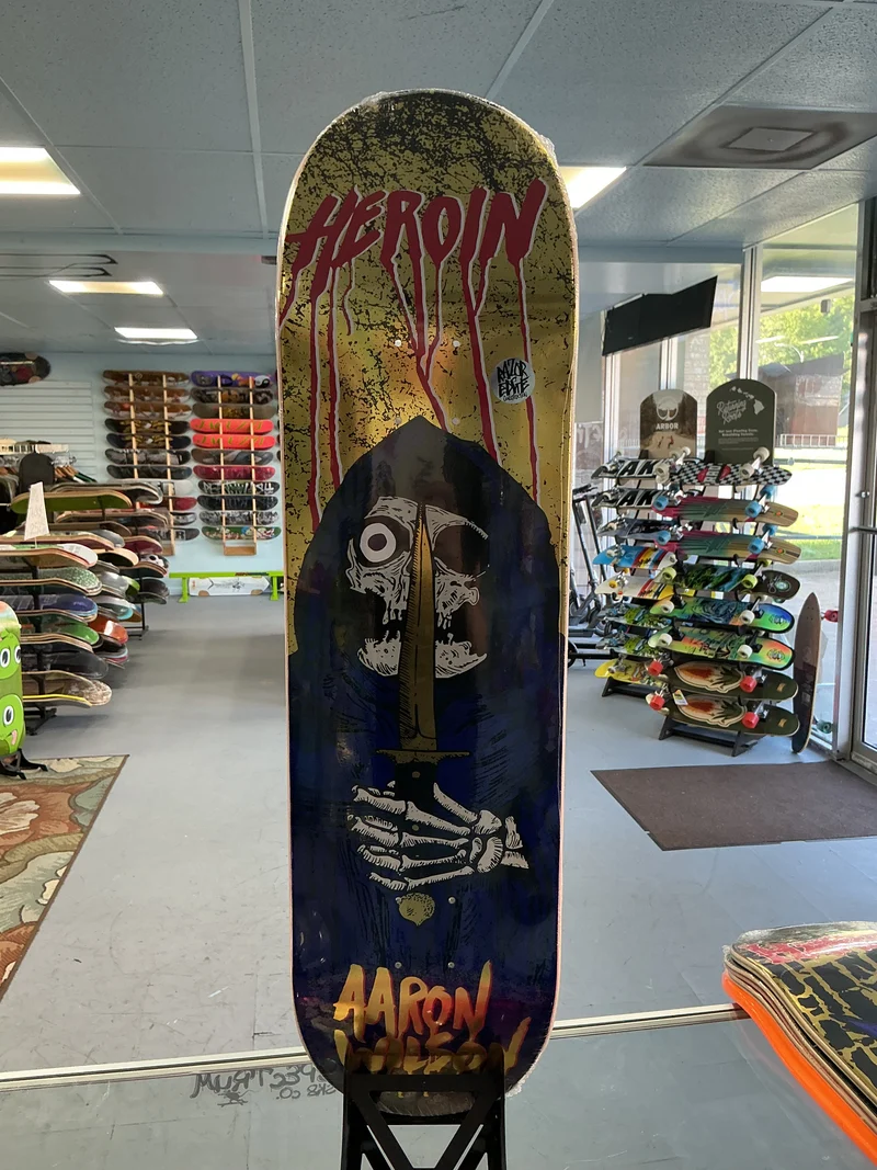 Heroin Aaron Wilson KO2 Skull Priest Deck 8.5