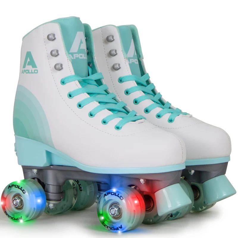 Classic patins à roulettes fille et garçon - adolescents et adultes - Disco Time LED