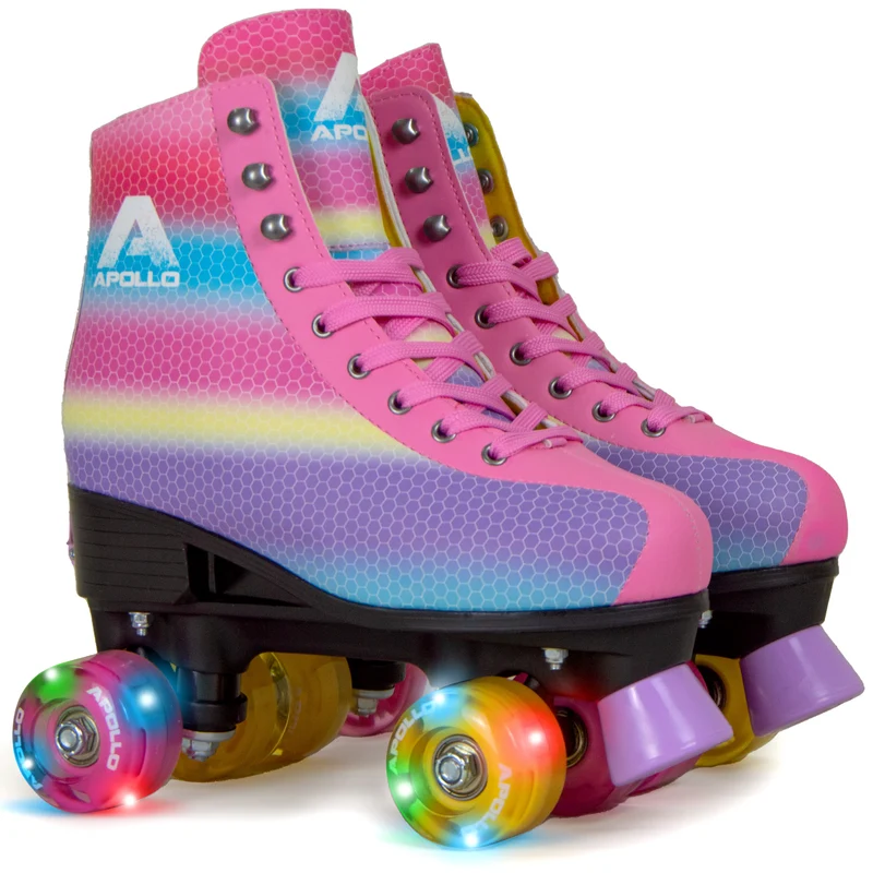 Classic patins à roulettes fille et garçon - adolescents et adultes - Dancing Queen LED