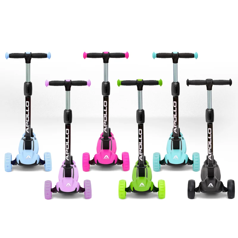 Trottinette pour enfants “KidsPro4” trottinette à LED pliable