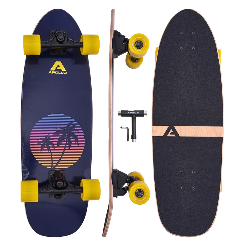 Surf Style Skateboard - Miami Sunset