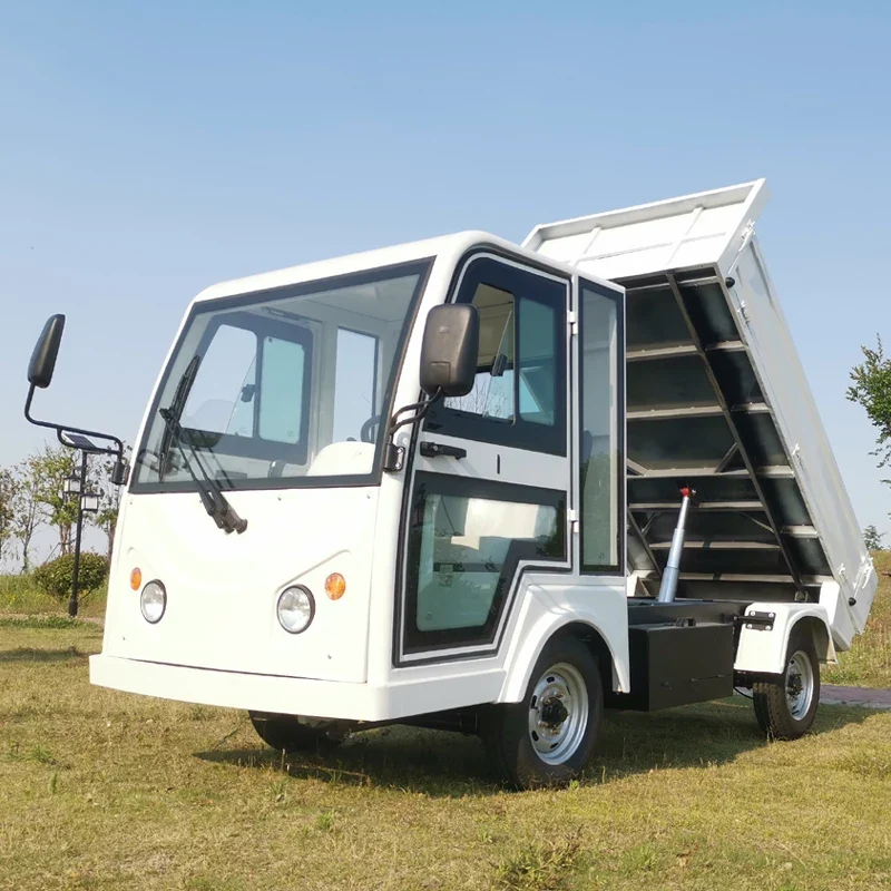Camion électrique mini pick-up cargo avec bascule hydraulique
