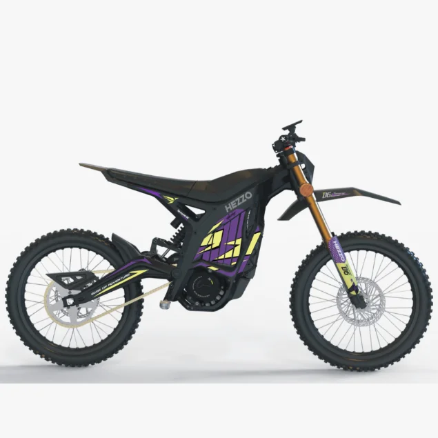 Hezzo D6 | Dirt Bike Électrique 13000W 13kW | 90 km/h – 150 km Autonomie