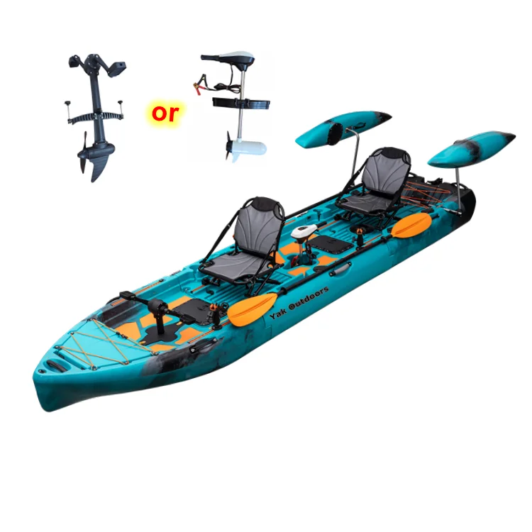 Yak Outdoors Kayak à Pédales Motorisé Propulsion Hélice 14FT 550lb