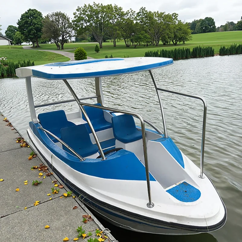 Luxury Electric Boat 4 Personnes 24V 500W Water Sports