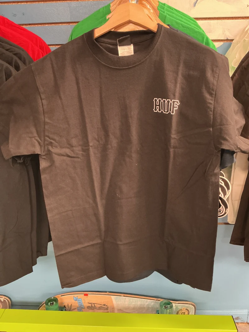 HUF Set H Black T-Shirt