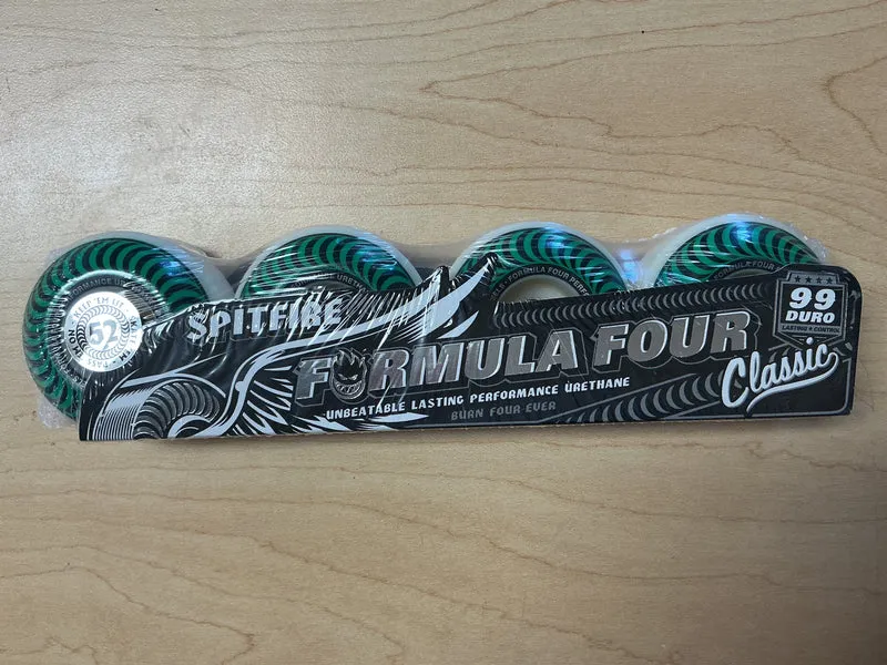 Spitfire Wheels F4 Classic 52mm 99D