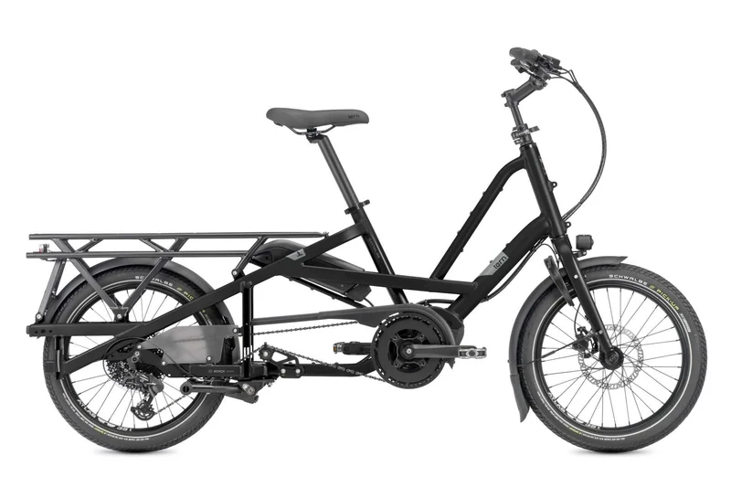 TERN Quick Haul Long D9, Perf Cargo, 500WH, Satin Black/Grey VAE