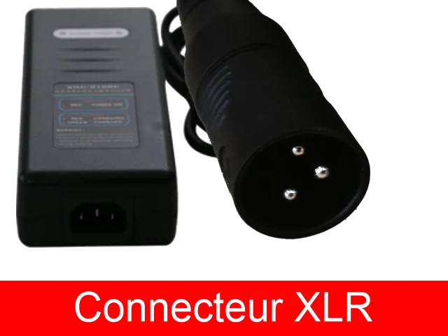 Chargeur de batterie vélo électrique 2A – 36V ou 48V