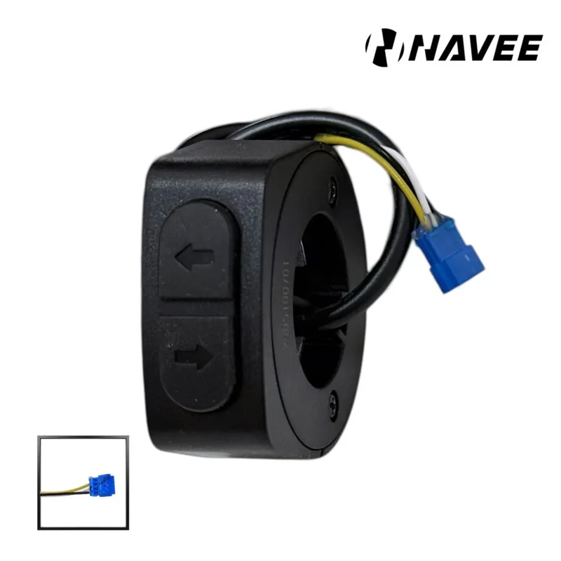 Bouton clignotant d'origine pour scooter NAVEE N65