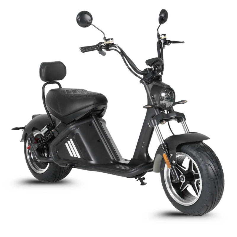City Coco trottinette électrique M2 – look chopper, haut de gamme, batterie amovible 30 Ah/40 Ah