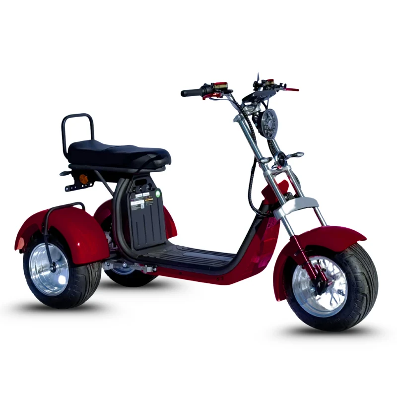Tricycle électrique 3 roues City Coco CP-7.0 – modèle biplace avec grande autonomie (20Ah/40Ah)