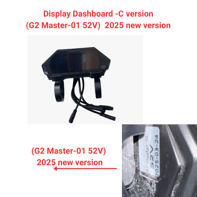 Tableau de bord d'affichage principal Kukirin G2 version C
