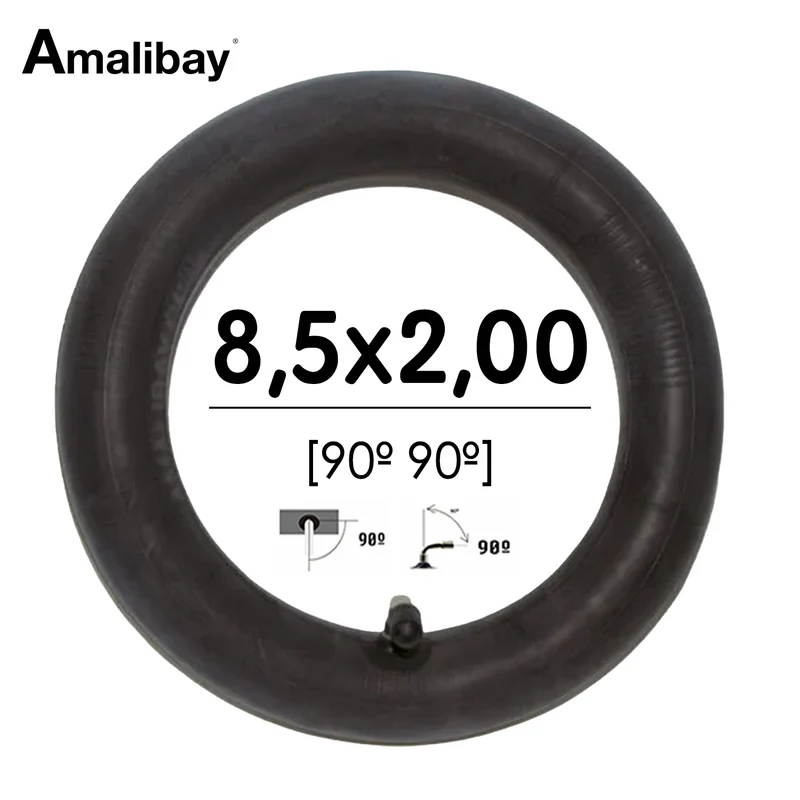 Chambre à air 8,5 × 2 (50/134) - valve 90º Premium