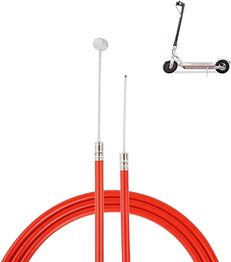 Cable de frein pour trottinette rouge