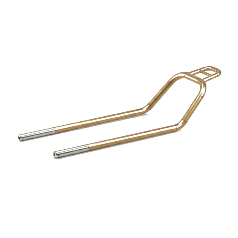 Tige de Cadre Arrière Dorée pour Trottinette Électrique Kaabo Wolf King GTR