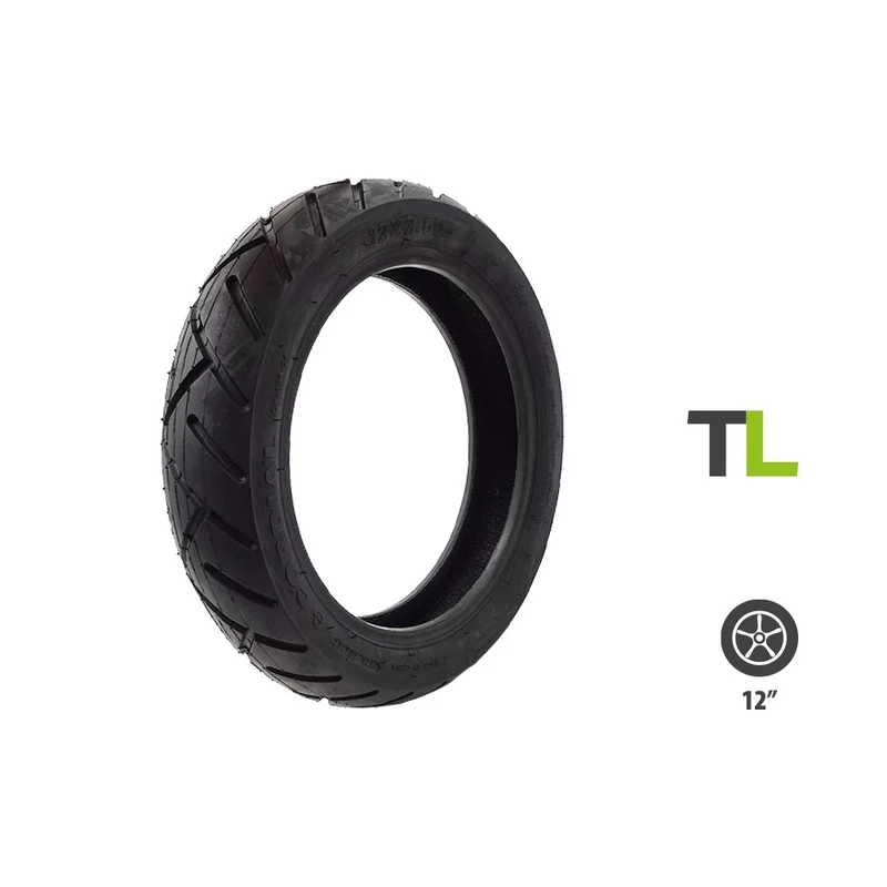 Pneu 12x2.50 tubeless route Xiaomi Scooter 6 Max / 6 Pro