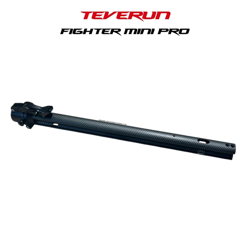 Colonne de Direction Avec Pliage EFFET CARBONE TEVERUN FIGHTER MINI PRO 2025