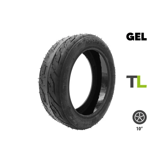 Pneu Avec GEL Anticrevaison 10x2.70-6.5