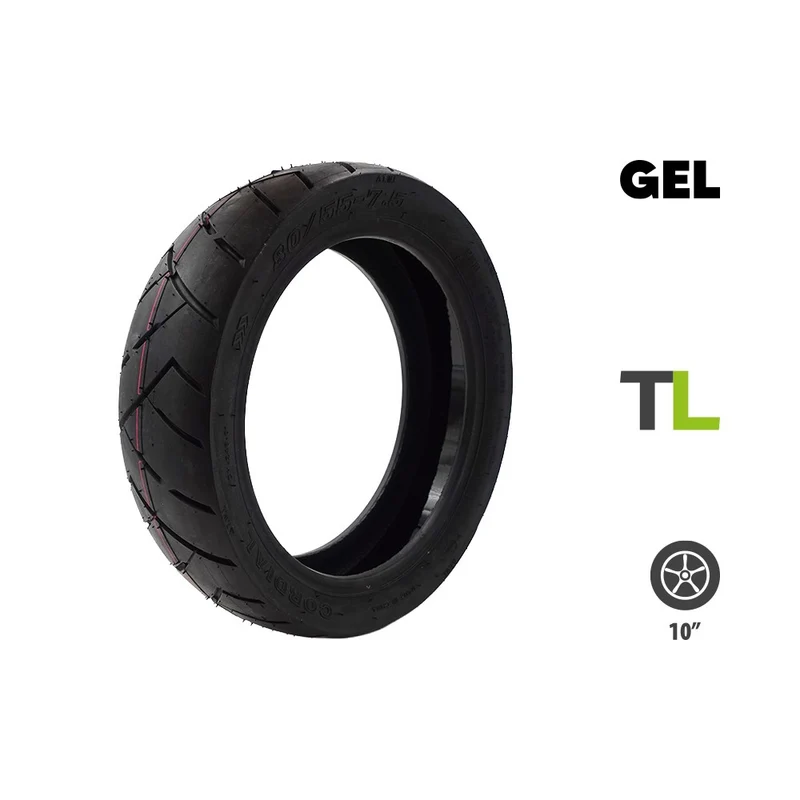 Pneu 80/55-7.5 tubeless gel anti crevaison