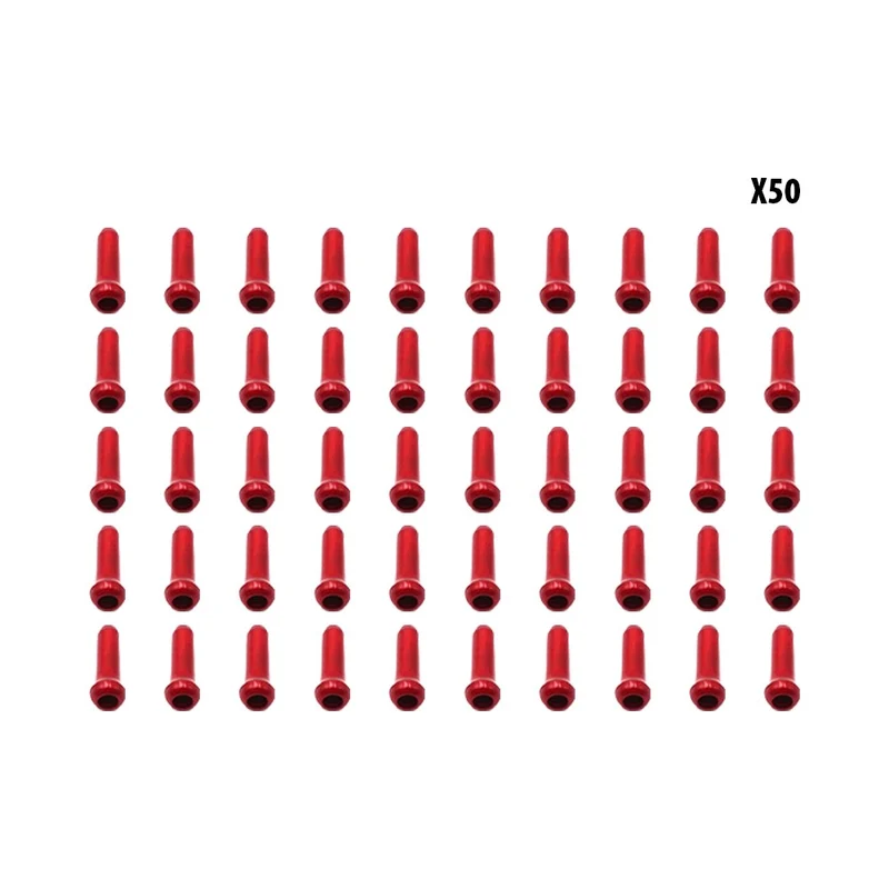 Arrets de cables rouge x50 pcs (réf. SP-2376)