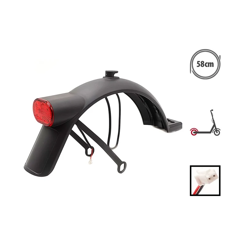 Garde boue arriere Xiaomi scooter 5 (pièce d'origine)