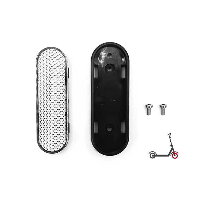 Autocollant Catadioptre Avant Blanc pour Trottinette Électrique Xiaomi