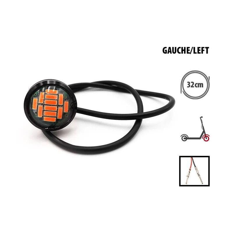 LED Clignotant Avant Gauche pour Trottinette Électrique Dualtron Forever