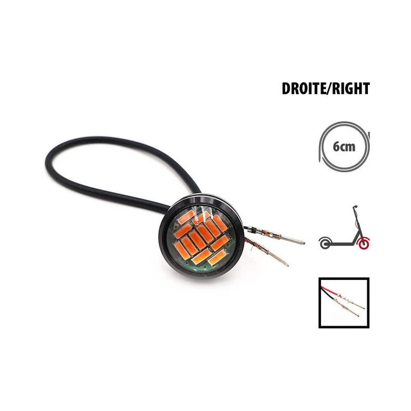 LED Clignotant Avant Droite pour Trottinette Électrique Dualtron Forever