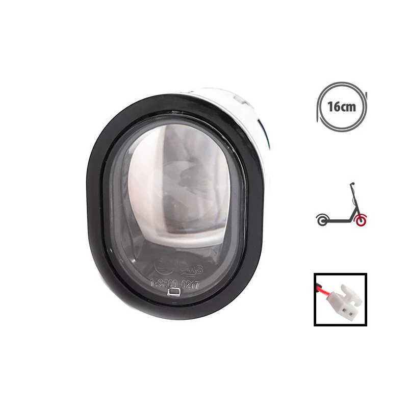 Phare Avant LED Supérieur pour Trottinette Électrique Ninebot Segway ZT3 Pro