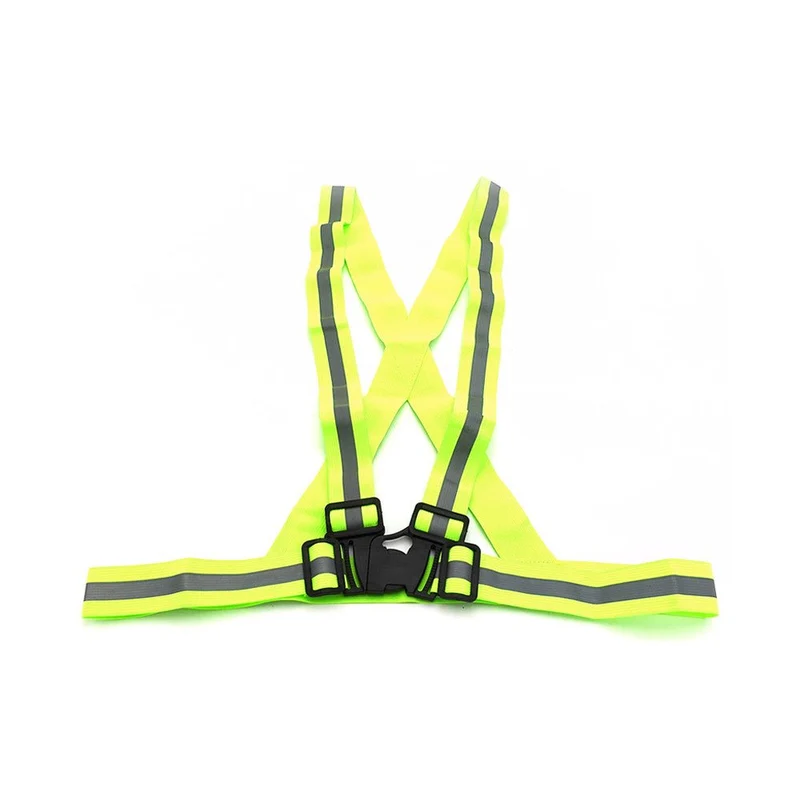 Gilet de signalisation Jaune avec bandes réfléchissantes pour Trottinette Électrique