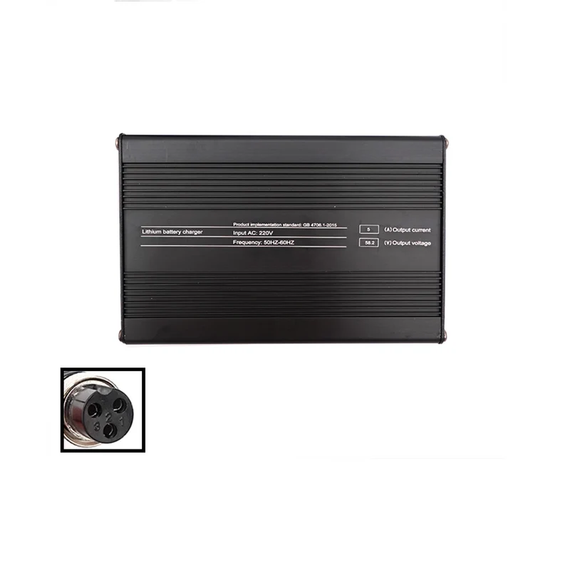 Chargeur rapide 52V-58V 5A prise GX16