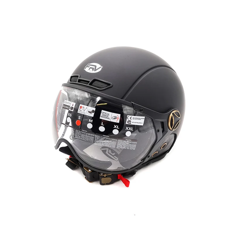 Casque JET noir mat