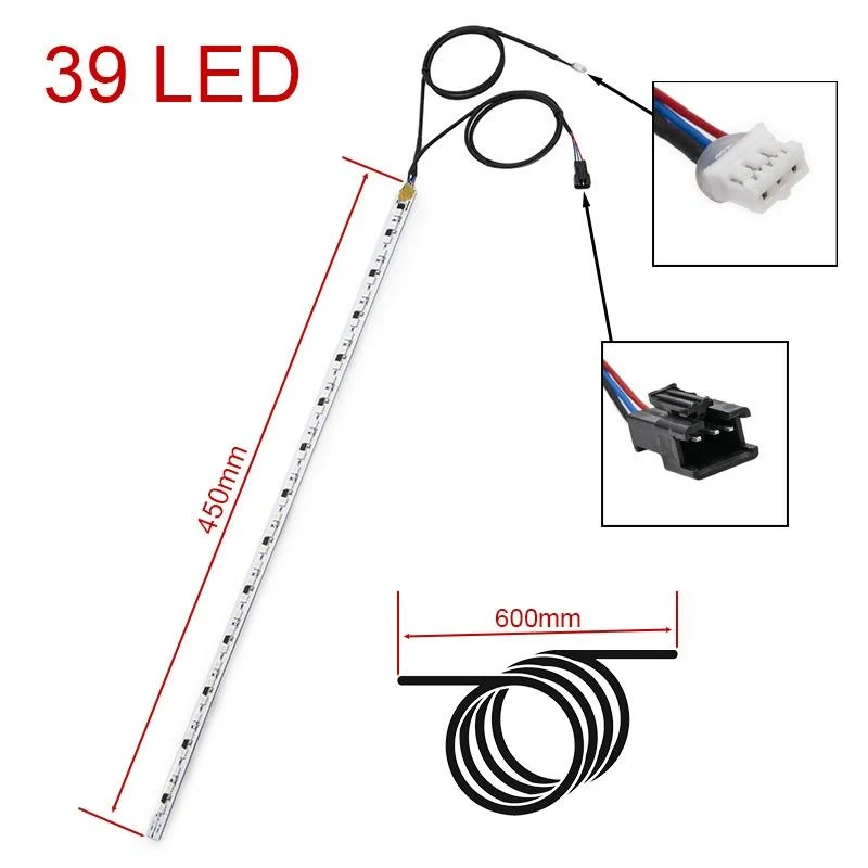Bande LED RVB programmable 12V [Minimotors] - 0,45M