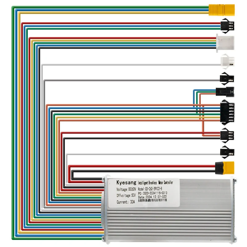 Contrôleur 60V 30A 1500W-B LCD QS-S4 [Kyesang]