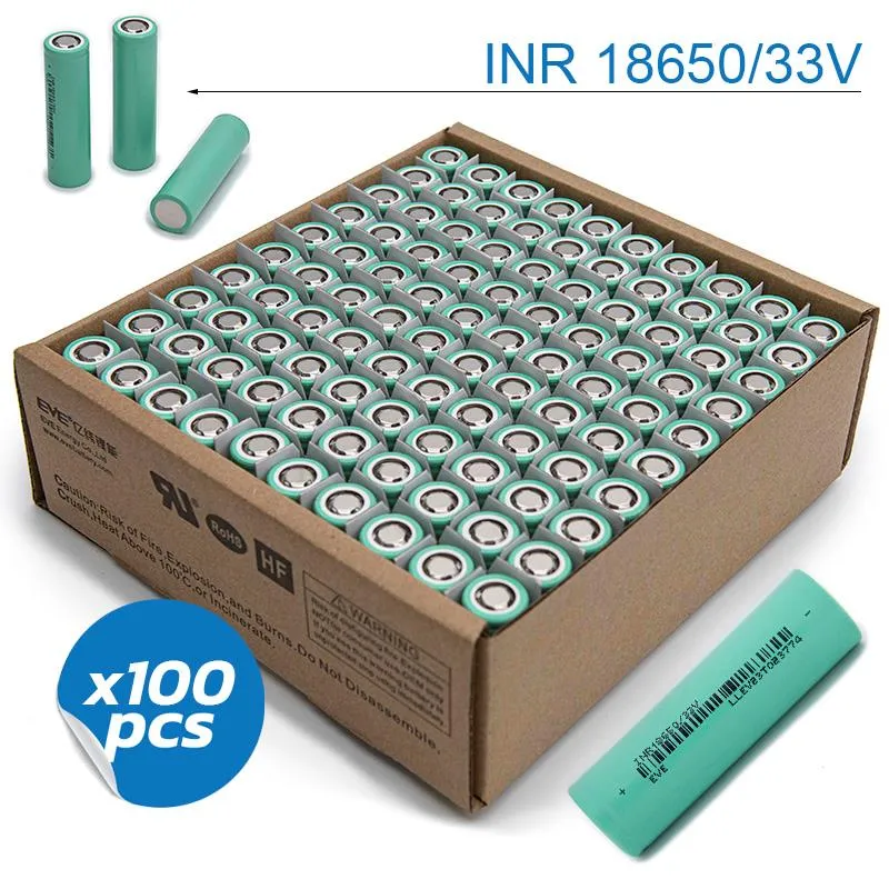 Cellule 18650 3,2A/h 3C [EVE] - 100 unités