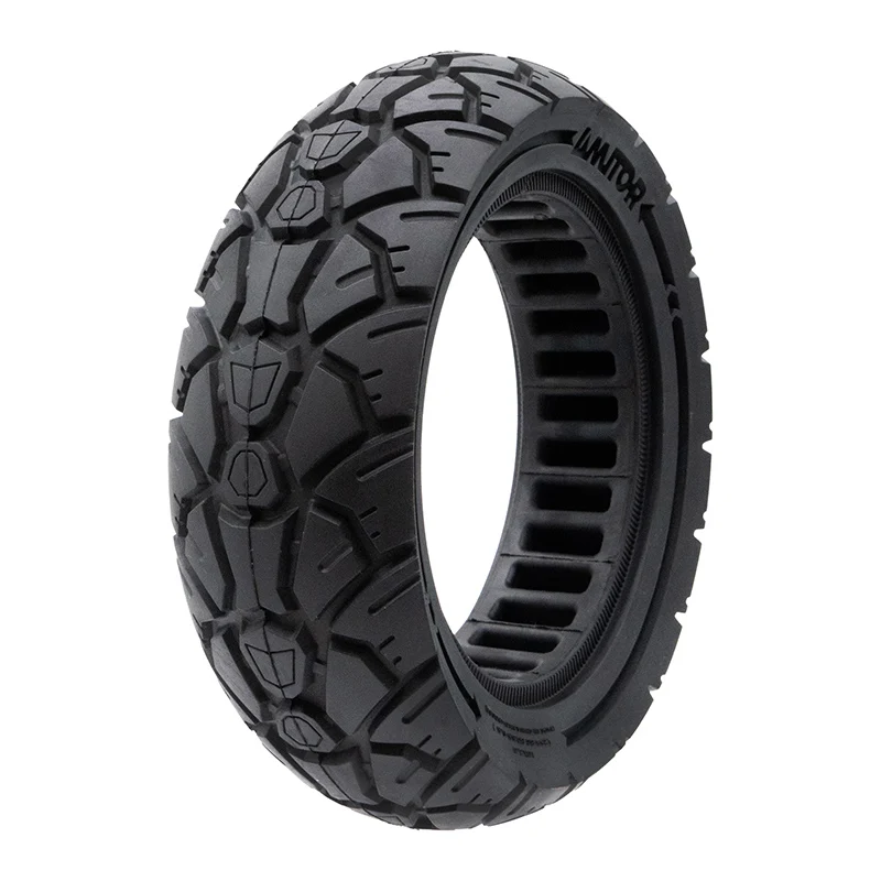 Pneu plein 10×3,0/255×80 (80/65-6) noir [Amitor]