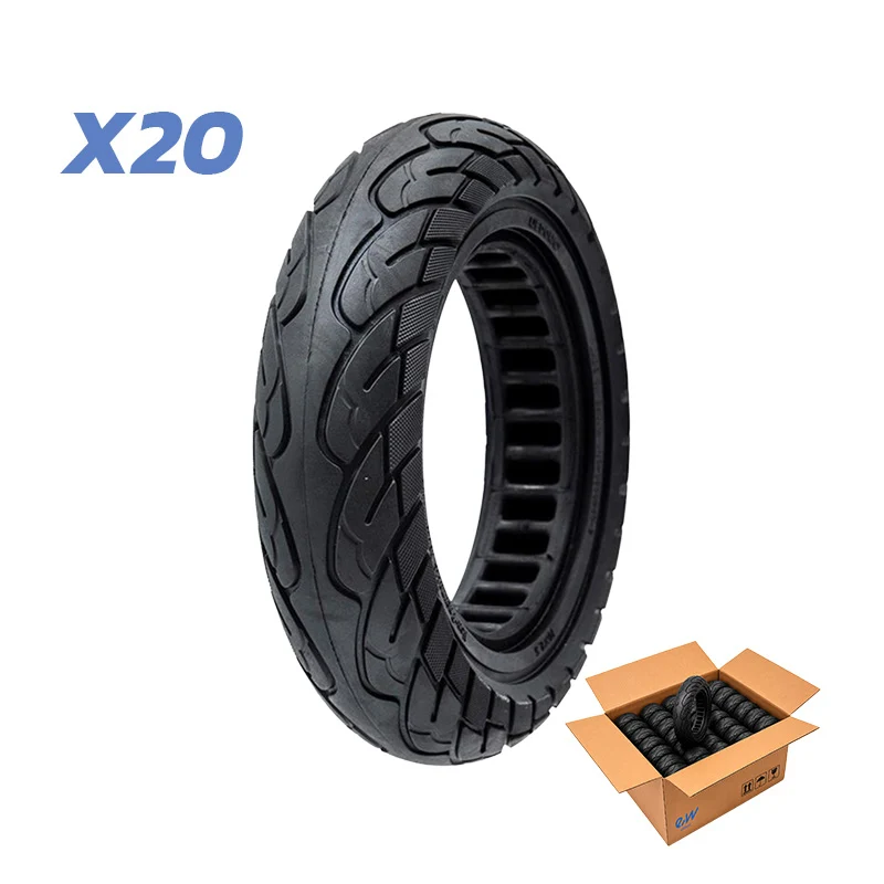 Lot de 20 Pneus pleins ultralégers 10x2,5-6,1/B34