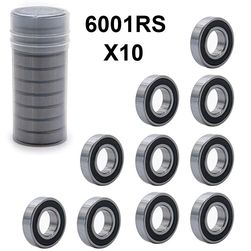 Roulement à billes 6001RS - 10 pcs.