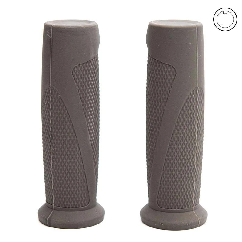 Poignées en silicone gris pour Ninebot série F et D - 2 pcs.