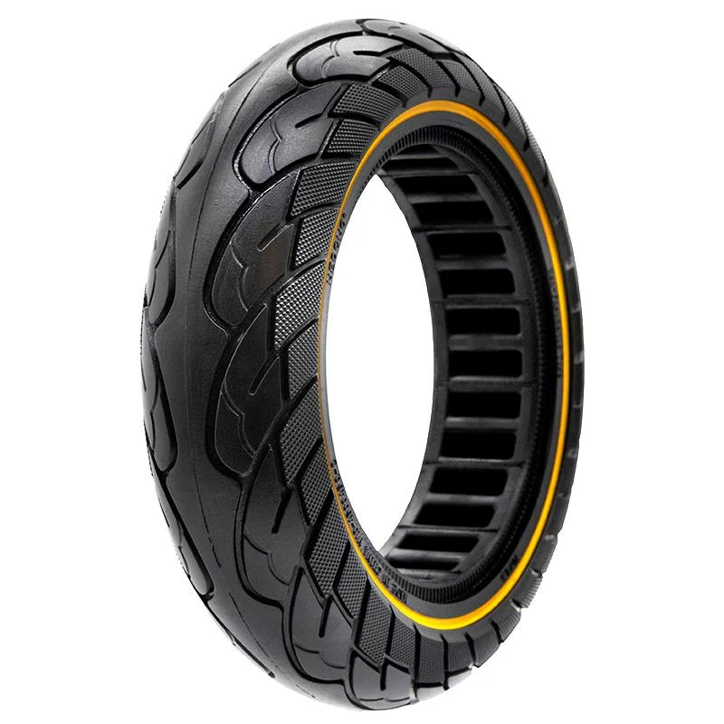 Pneu plein ultraléger 10x2,5--6,5/B44 - ligne jaune [Nedong]