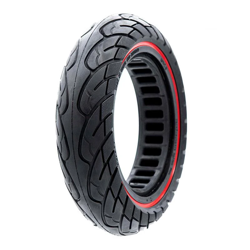 Pneu plein Ruvera 10x2,5-6,1 / B34 - ligne rouge [Nedong]