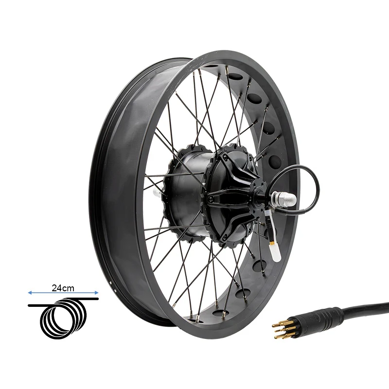 Jante arrière 20x4,0 avec moteur 250W 80Nm COMMANDO/NAVY