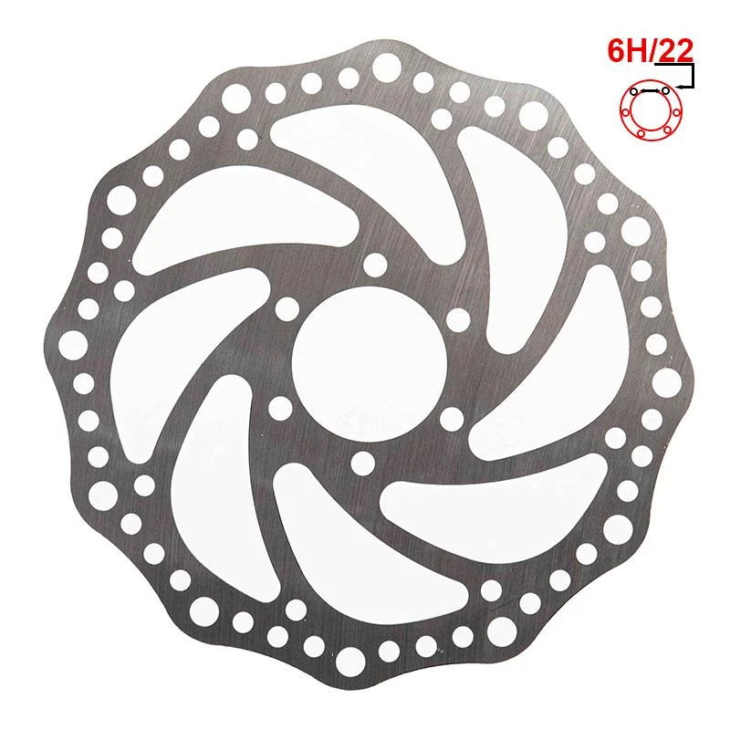 Disque de frein R6 160mm 6H argent - 48mm