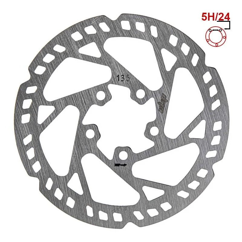 Disque de frein 135mm 5H argent